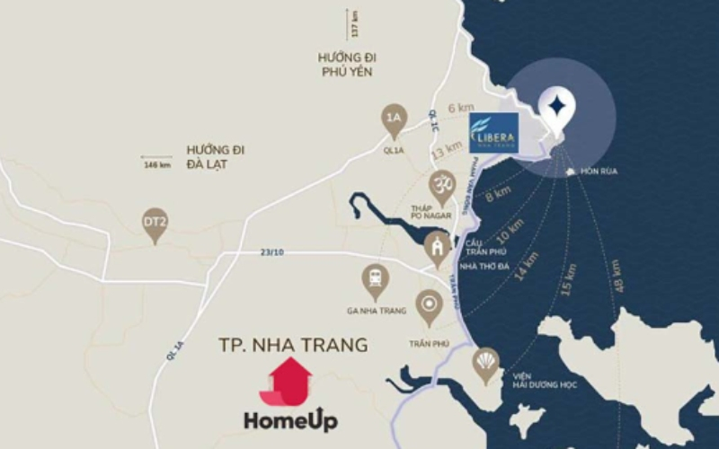 Vị trí Libera Nha Trang 1