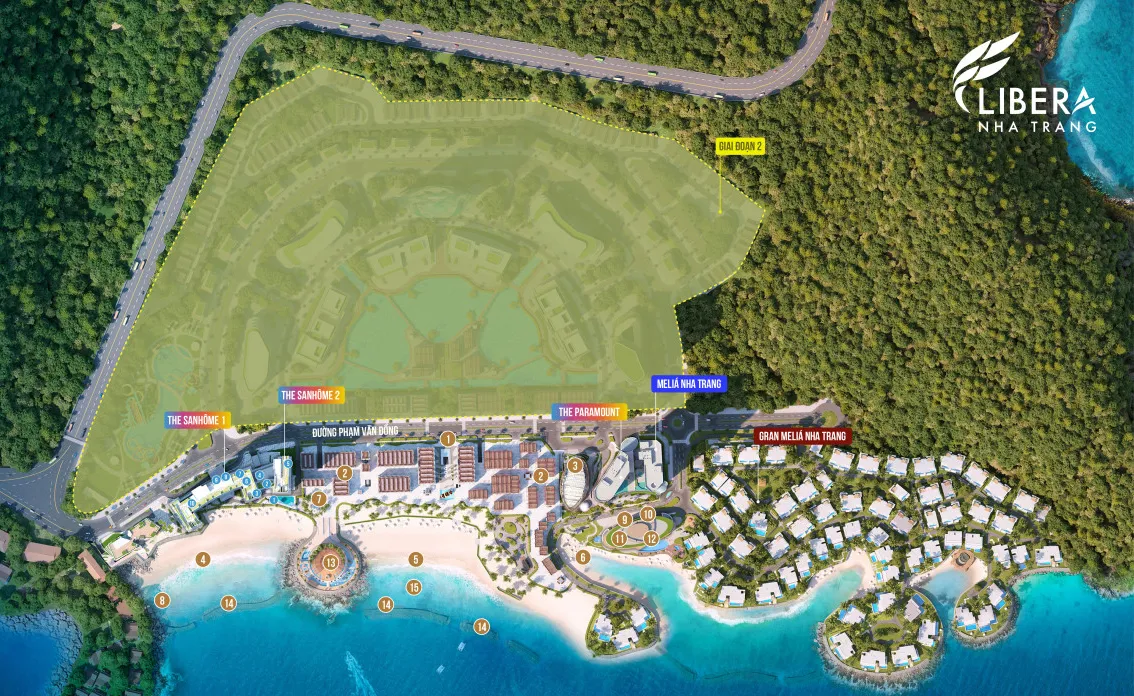 Mặt bằng La Tiên Villa Nha Trang
