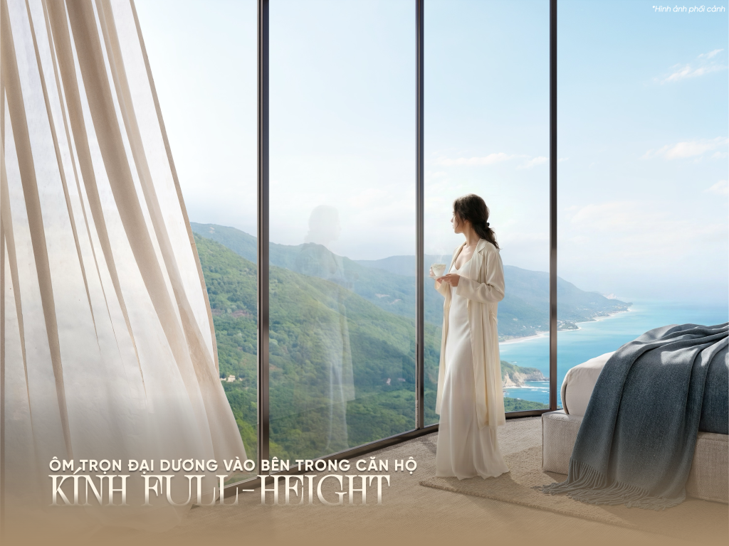 Căn hộ Alora Nha Trang có tầm view nhìn rộng mở, ôm trọn đại dương