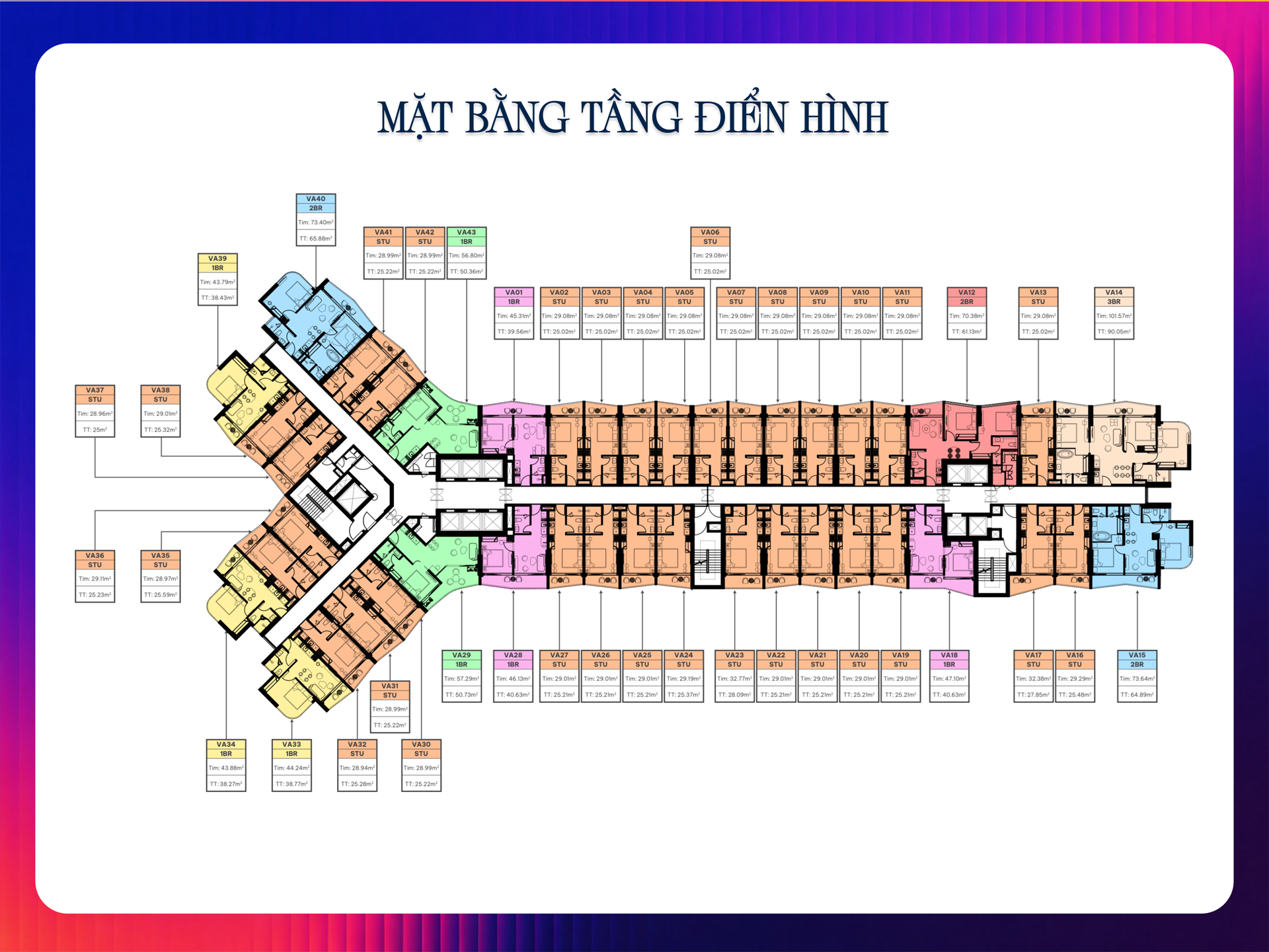 Mặt bằng Alora Nha Trang