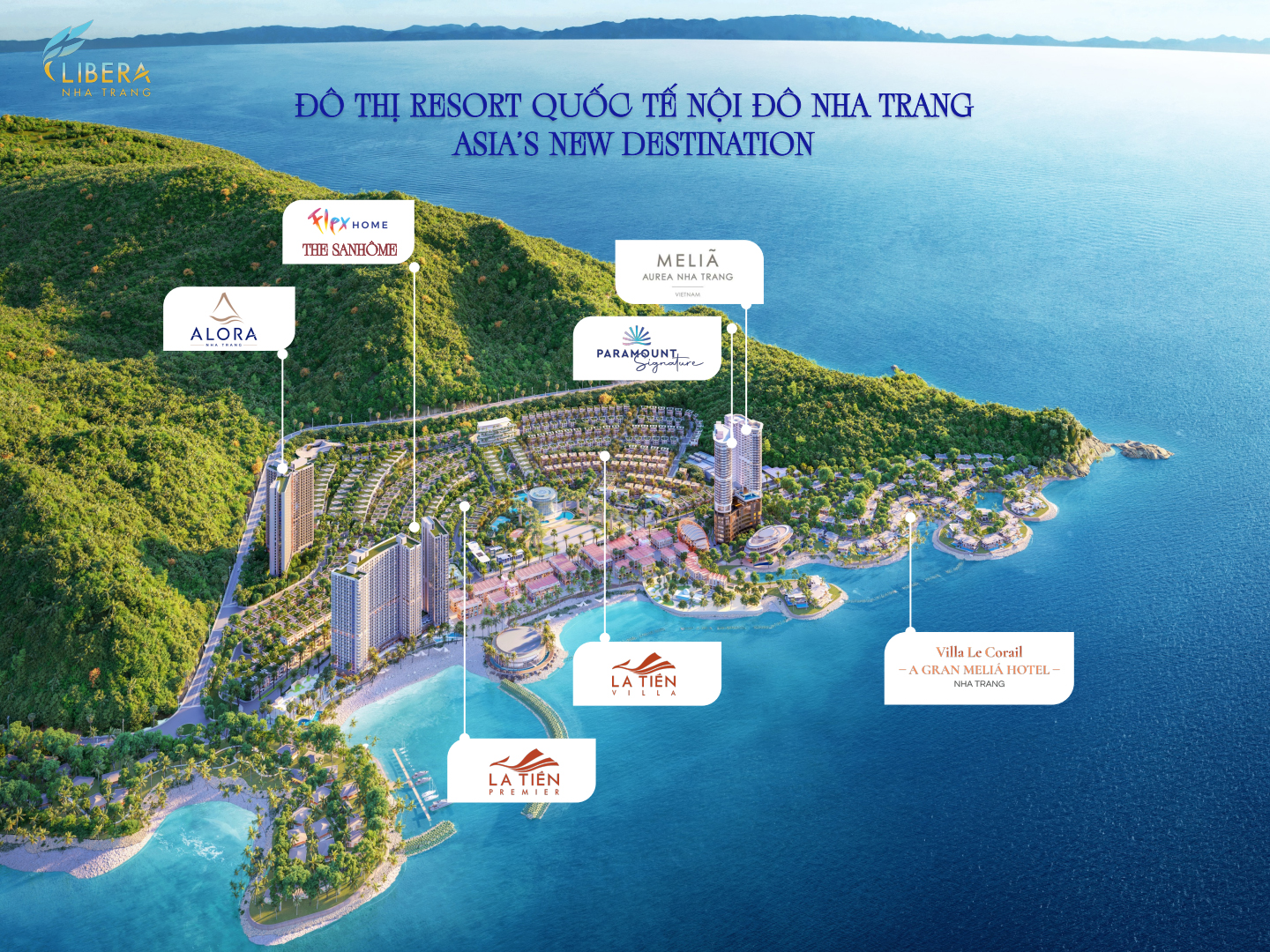 Quần thể dự án tại Libera Nha Trang